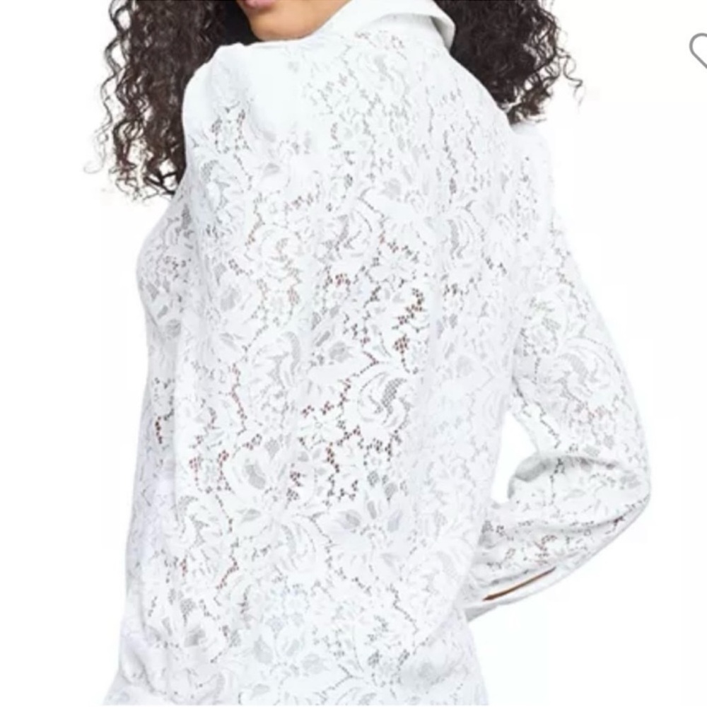 SAKS FIFTH AVENUE LACE TOP - Picture 2 of 5